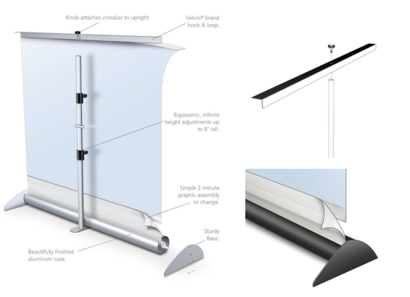 whole retractable banner stands